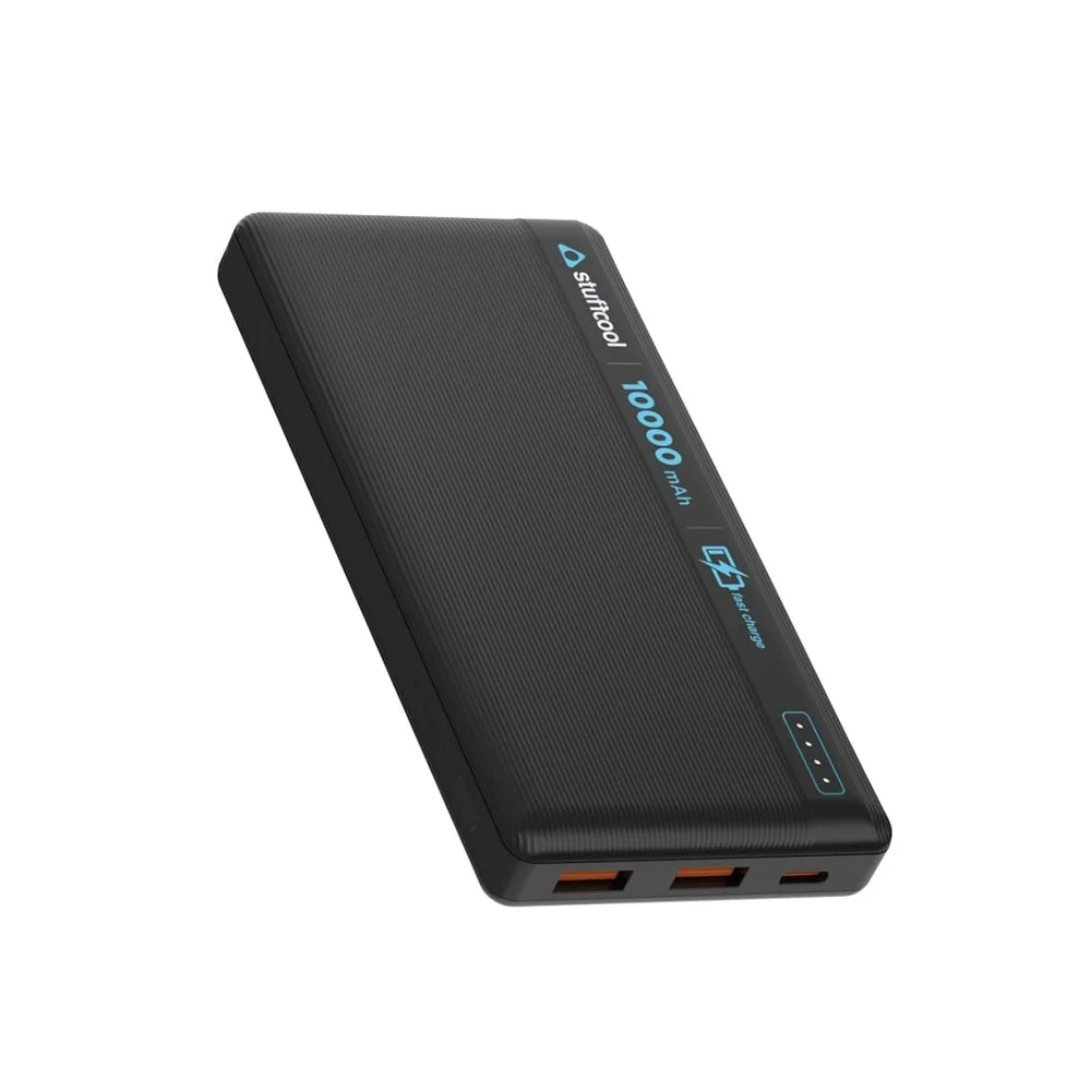 Stuffcool Major 10000 mAh QCPD Power Bank, Black